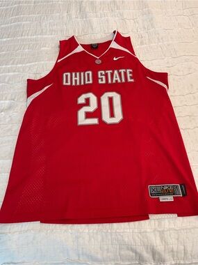 Nike Red Ohio State Basketball Jersey #20